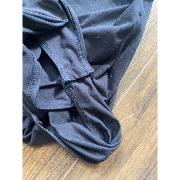 Small black spaghetti strap v neck bodysuit - Picture 3 of 3